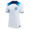 Dames Engeland Mason Mount #19 Thuis tenue WK 2022 Korte Mouw-1