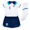 Kids Engeland Harry Kane #9 Thuis tenue WK 2022 Korte Mouw (+ Korte broeken)-1