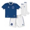 Kids Everton Dwight McNeil #7 Thuis tenue 2023-24 Korte Mouw (+ Korte broeken)-1