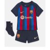 Kids Barcelona Sergio Busquets #5 Thuis tenue 2022-23 Korte Mouw (+ Korte broeken)-1