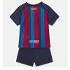 Kids Barcelona Thuis tenue 2022-23 Korte Mouw (+ Korte broeken)-1