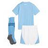 Kids Manchester City Thuis tenue 2023-24 Korte Mouw (+ Korte broeken)-1