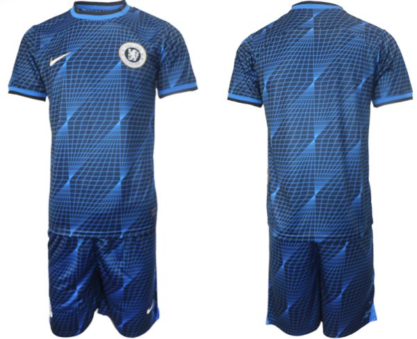 Chelsea Uitshirt 2023-2024 Korte Mouw (+ Korte broeken) Voetbalshirts