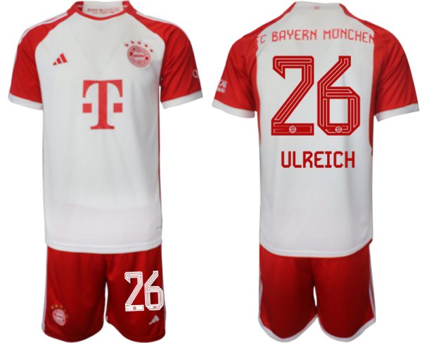 Bayern Munich Sven Ulreich #26 Thuisshirt 2023/24 Korte Mouw (+ Korte broeken) Voetbalshirts