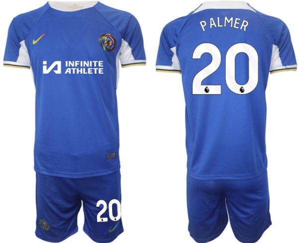 Chelsea Cole Palmer #20 Thuisshirt 2023/24 Korte Mouw (+ Korte broeken) Voetbalshirts