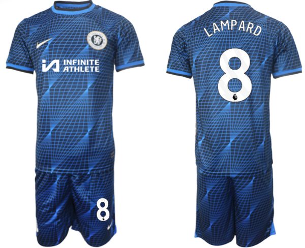 Chelsea Frank Lampard #8 Uitshirt 2023/24 Korte Mouw (+ Korte broeken) Voetbalshirts