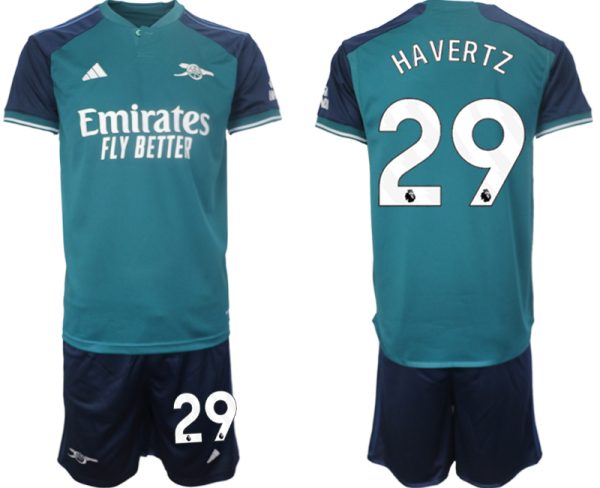 Arsenal Kai Havertz #29 Derde Shirt 2023-24 Mensen Korte Mouw (+ Korte broeken) Voetbalshirts