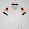 Duitsland 1992 Thuisshirt Korte Mouw Klassieke Retro Voetbalshirts-1