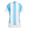 Dames Argentinië Thuisshirt Copa América 2024 Voetbalshirts Korte Mouw-1