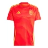 Spanje Pedri #26 Thuisshirt EK 2024 Voetbalshirts Korte Mouw-1