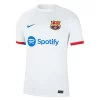 FC Barcelona Alejandro Balde #28 Uitshirt 2023-2024 Voetbalshirts Korte Mouw-1