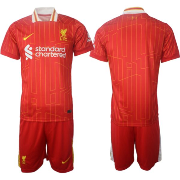 Nieuwe Liverpool Thuisshirt 2024/25 Voetbalshirts Korte Mouw (+ Korte broeken) Kopen